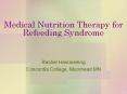 Medical Nutrition Therapy for Refeeding Syndrome PowerPoint PPT Presentation