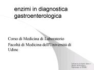 enzimi in diagnostica gastroenterologica