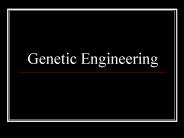 Genetic Engineering