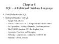 Chapter 8 SQL  PowerPoint PPT Presentation