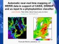 Automatic near-real time mapping of MERIS data in support of CASIX, DISMAR and as input to a phytoplankton classifier PowerPoint PPT Presentation