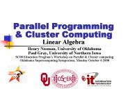 Parallel Programming