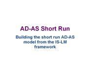 AD-AS Short Run