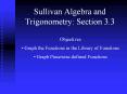 Sullivan Algebra and Trigonometry: Section 3.3 PowerPoint PPT Presentation