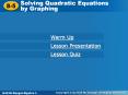 Solving Quadratic Equations PowerPoint PPT Presentation