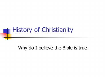 History of Christianity