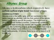 Alkynes Group