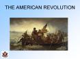 THE AMERICAN REVOLUTION PowerPoint PPT Presentation