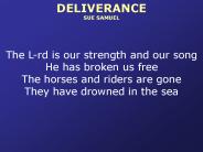 DELIVERANCE SUE SAMUEL