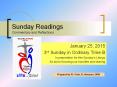 Sunday Readings Commentary and Reflections PowerPoint PPT Presentation