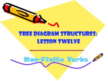 TREE DIAGRAM STRUCTURES: Lesson TWELVE