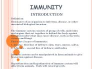 IMMUNITY