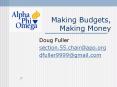 Making Budgets, Making Money PowerPoint PPT Presentation