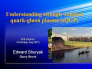 Understanding strongly coupled quark-gluon plasma (sQGP)