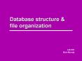 Database structure PowerPoint PPT Presentation