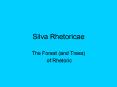 Silva Rhetoricae PowerPoint PPT Presentation