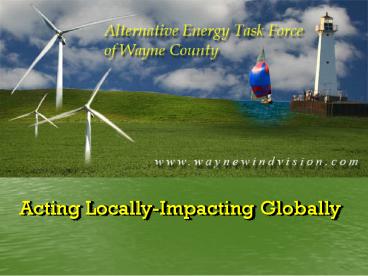 Alternative Energy in  Wayne County