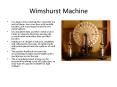 Wimshurst Machine PowerPoint PPT Presentation