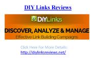 DIY Links Reviews - Bonuses