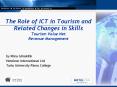 The Role of ICT in Tourism and Related Changes in Skills Tourism Value Net Revenue Management PowerPoint PPT Presentation