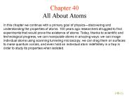 All About Atoms