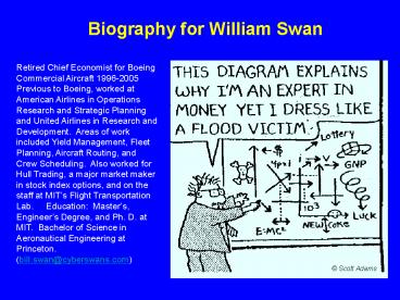 Biography for William Swan