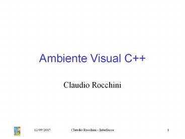 Ambiente Visual C