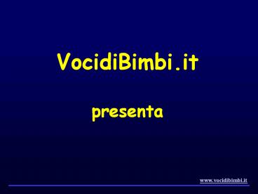 Il nostro ambiente non 