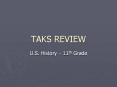 TAKS REVIEW PowerPoint PPT Presentation