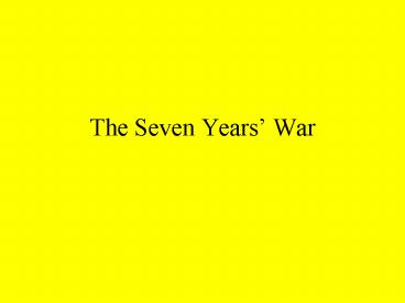 The Seven Years