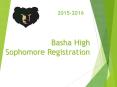 Basha High Sophomore Registration PowerPoint PPT Presentation