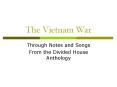 The Vietnam War PowerPoint PPT Presentation