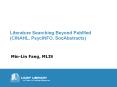 Literature Searching Beyond PubMed (CINAHL, PsycINFO, SocAbstracts) PowerPoint PPT Presentation