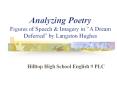 Analyzing Poetry Figures of Speech PowerPoint PPT Presentation