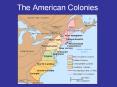 The American Colonies PowerPoint PPT Presentation