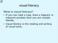 visual literacy PowerPoint PPT Presentation