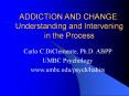 ADDICTION AND CHANGE: Understanding and Intervening in the Process PowerPoint PPT Presentation