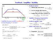 Feedback Amplifier Stability