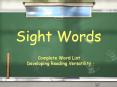 Sight Words PowerPoint PPT Presentation