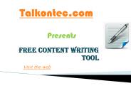 Free Genuine Article Spinners to Produce Original Articles