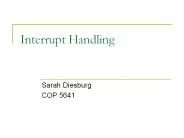 Interrupt Handling