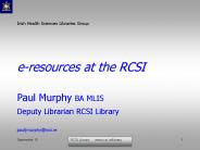 Irish Health Sciences Libraries Group