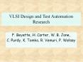 VLSI Design and Test Automation Research PowerPoint PPT Presentation
