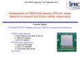 Development of CMOS Pixel sensors (CPS) for vertex detectors in present and future collider experiments PowerPoint PPT Presentation