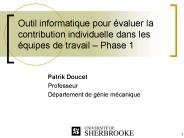 Outil informatique pour 