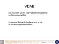 VDAB PowerPoint PPT Presentation