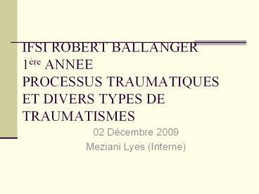 IFSI ROBERT BALLANGER 1