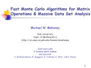 Fast Monte Carlo Algorithms for Matrix Operations