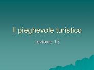 Il pieghevole turistico