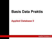 Applied Database II